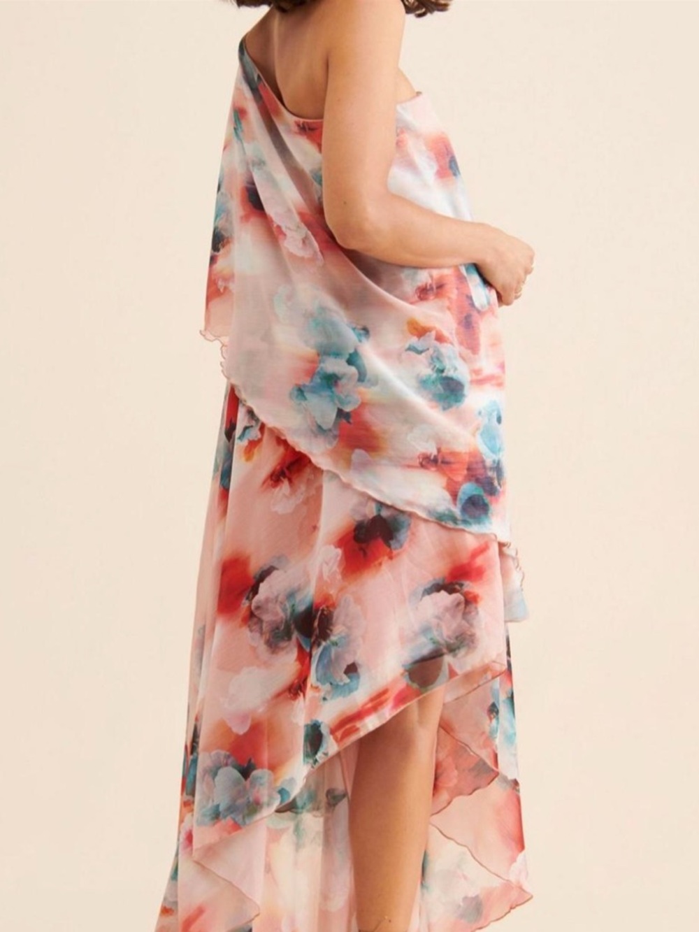 Anthropologie one shoulder dress